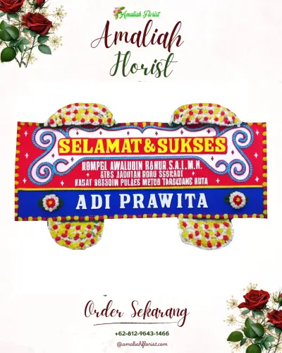 Karangan Bunga Ucapan Selamat idaman